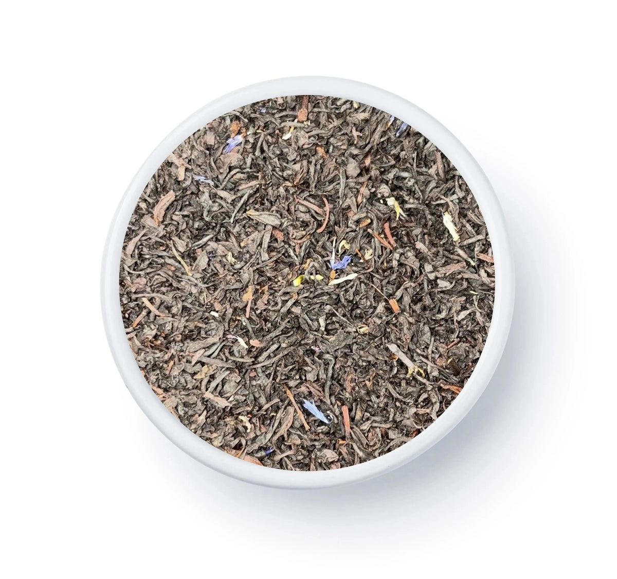Thé noir Earl Grey à la bergamote en feuilles Image