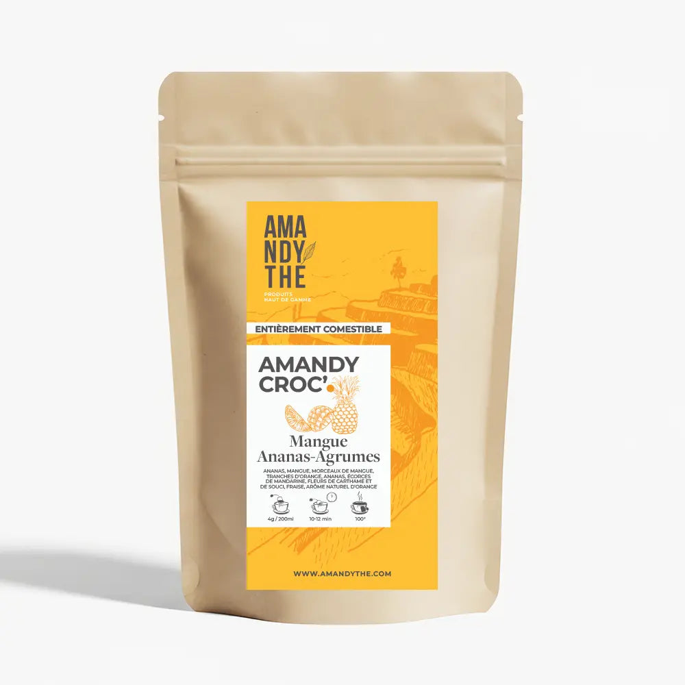 Amandy'Croc Mangue Ananas Agrumes Amandythé
