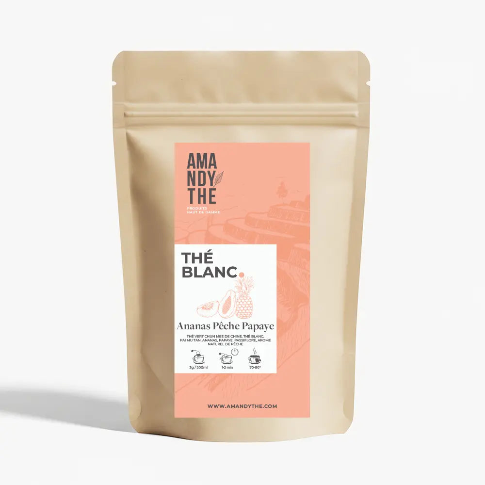 Thé Blanc Ananas Pêche Papaye Amandythé