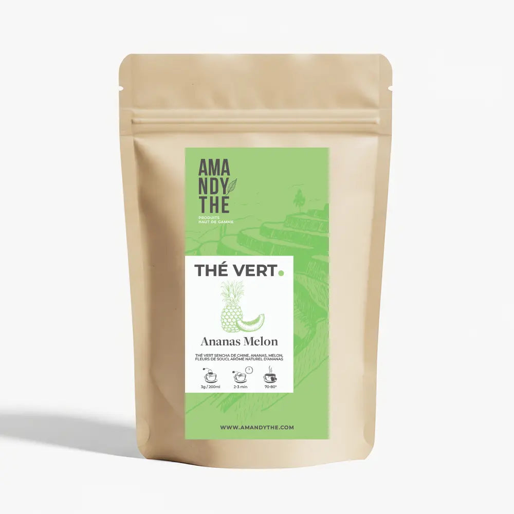 Thé Vert Ananas Melon Amandythé