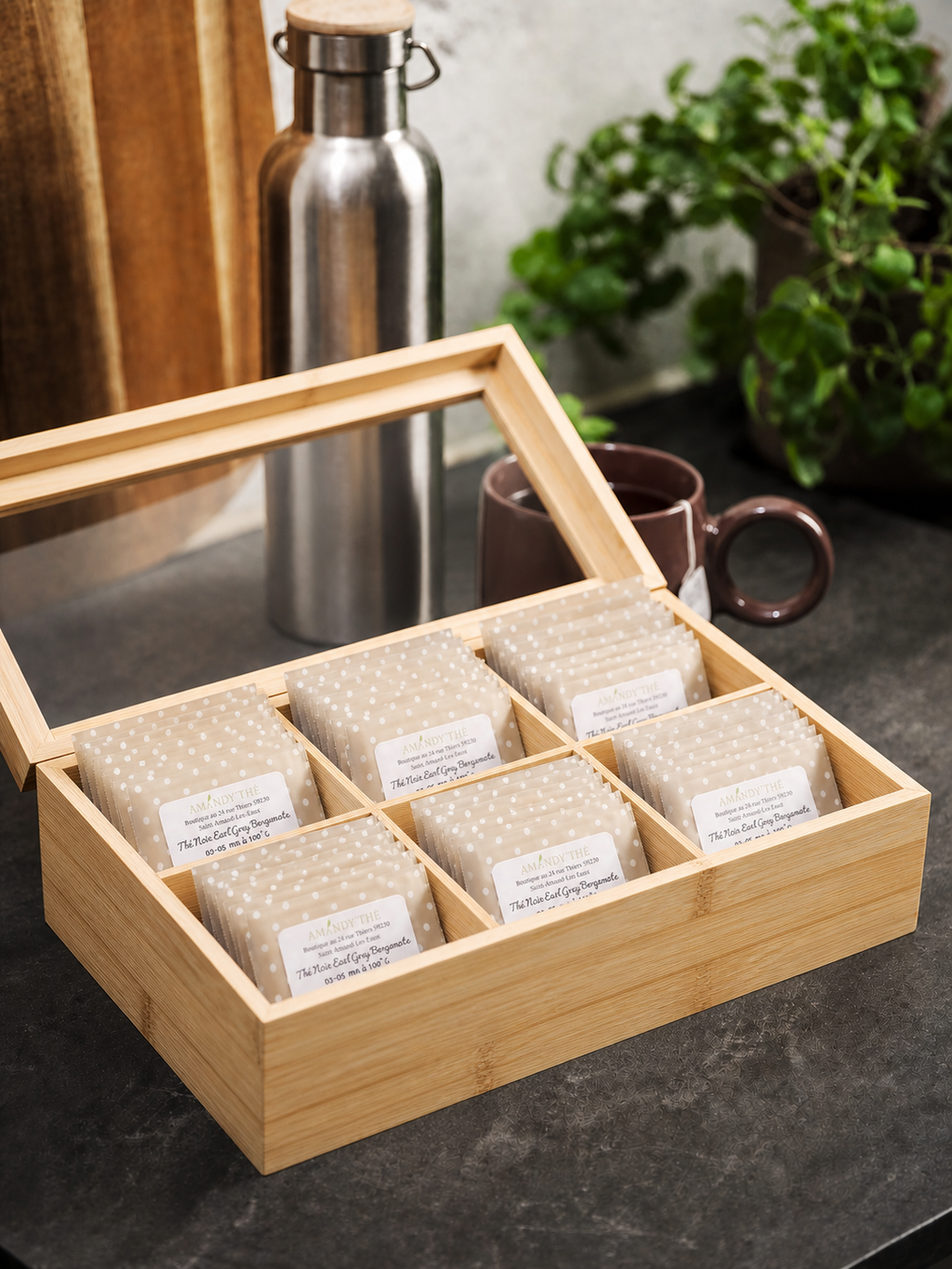 Coffret Découverte en Bois - 30 Dosettes Amandythé
