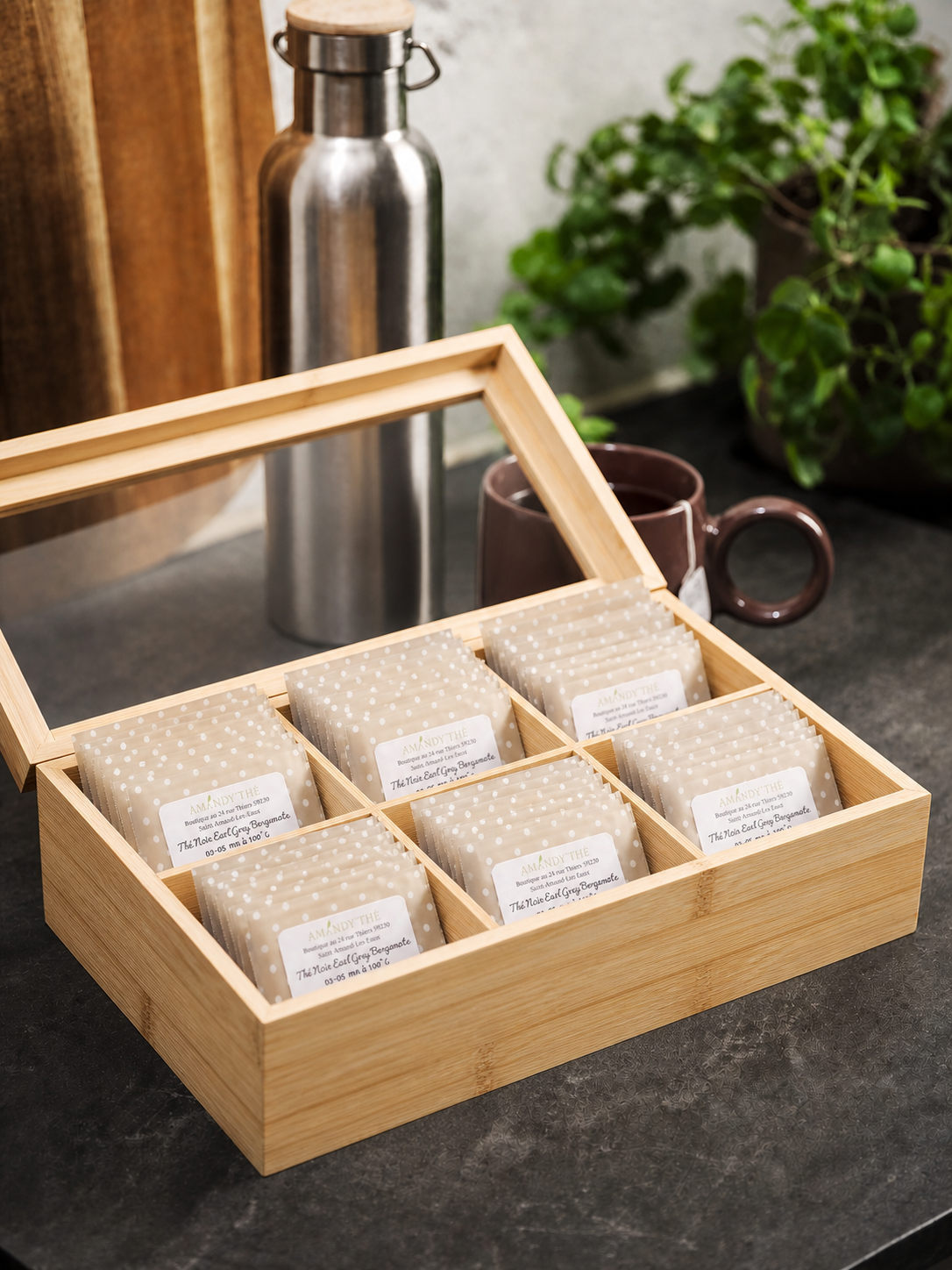 Coffret Découverte en Bois - 30 Dosettes Amandythé