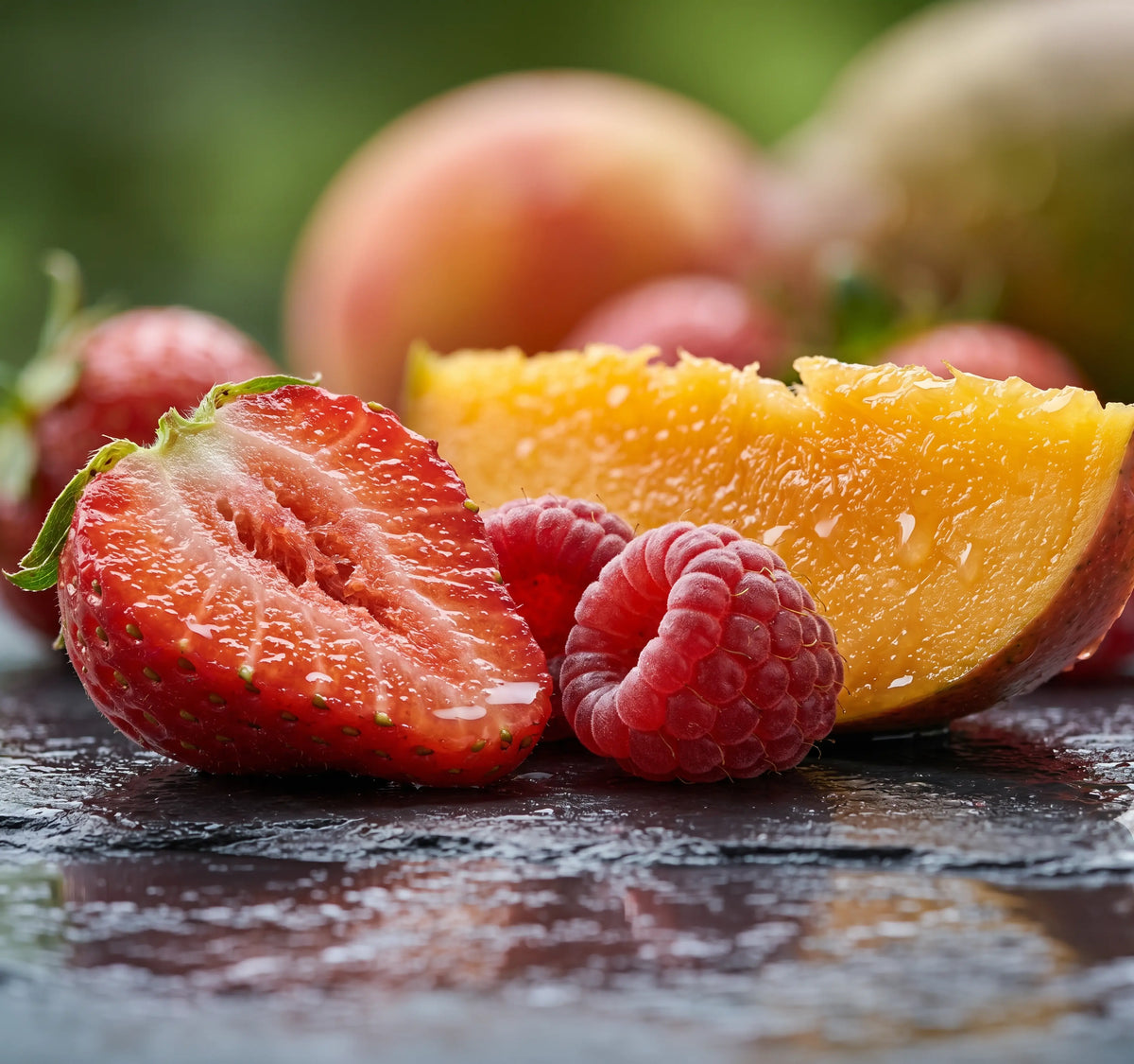 Infusion du Dragon : Fraise Framboise Mangue - Amandythé