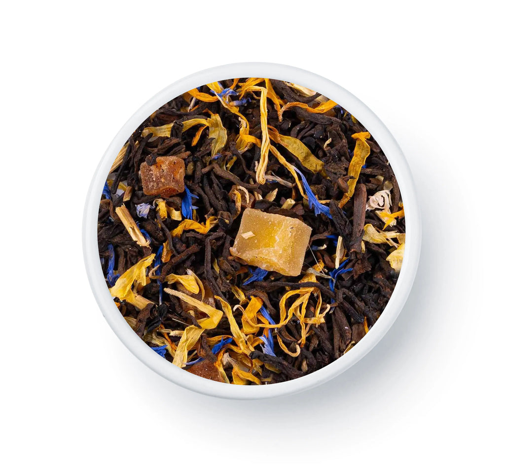 Thé Pu Erh Mangue Fruit de la Passion Amandythé