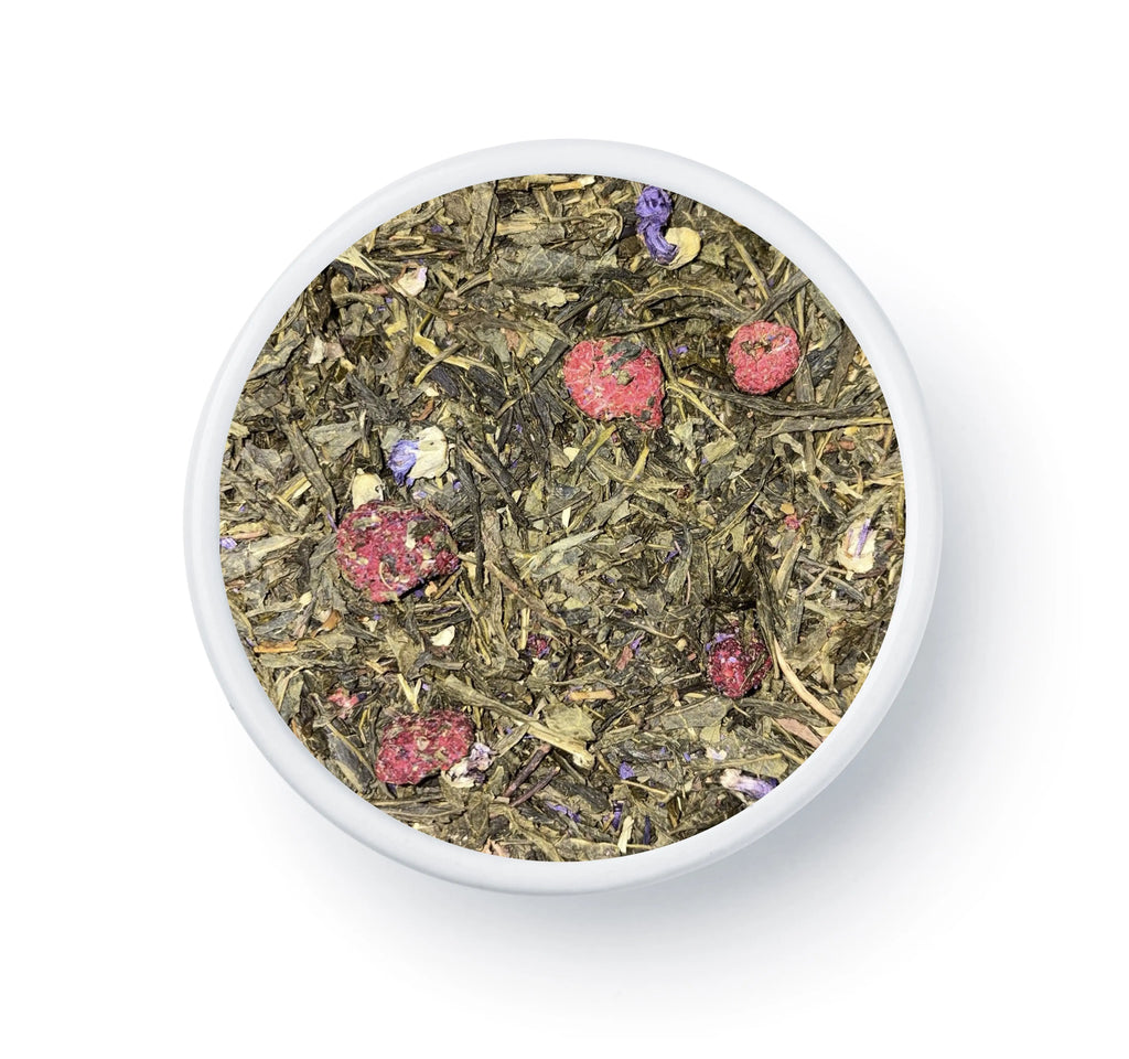 Thé vert Violette Framboise Amandythé