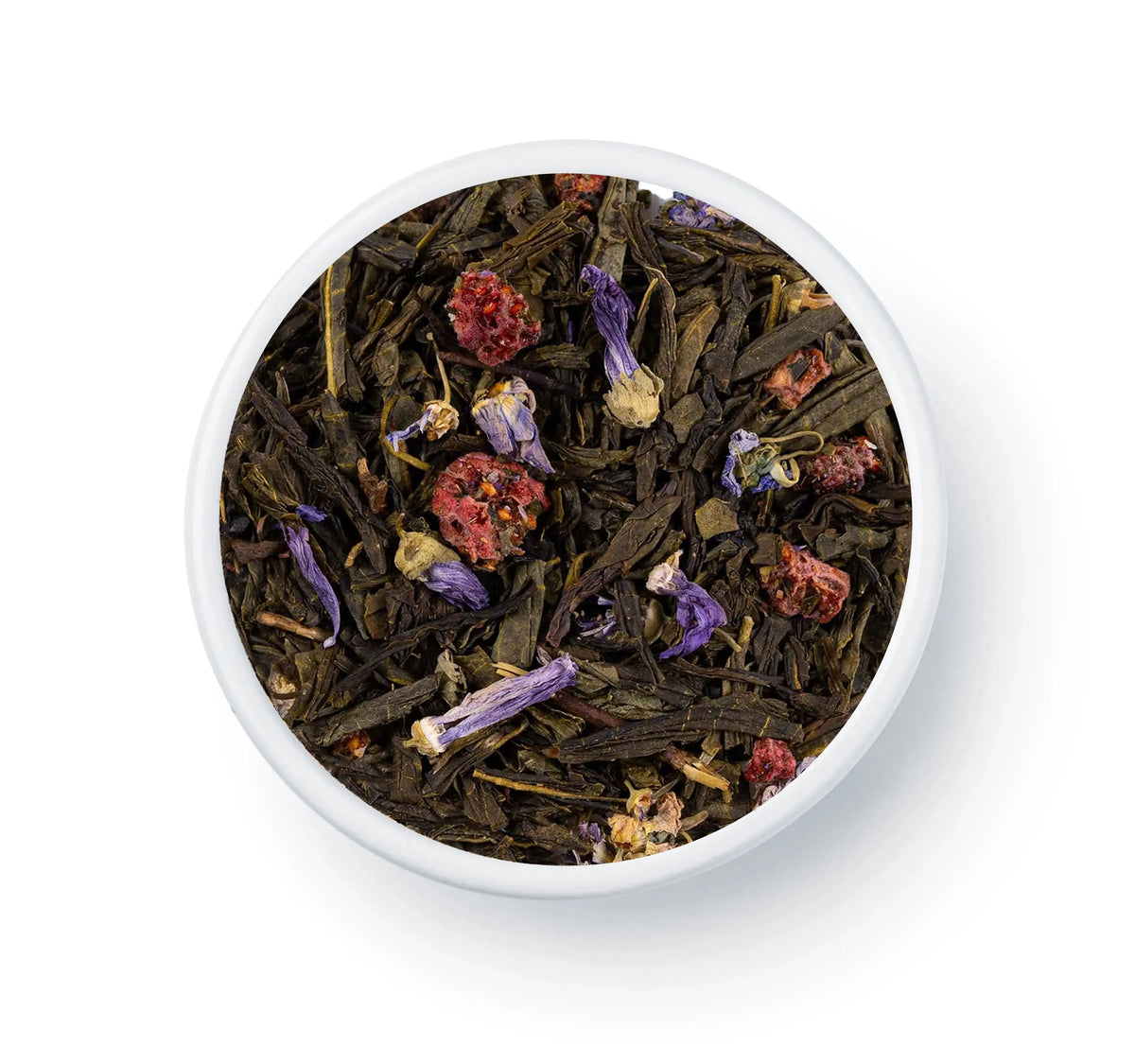 Thé vert Violette Framboise Amandythé